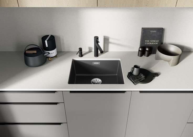 Blanco Alta-S II kjøkkenarmatur, uttrekkbar tut, antrasitt