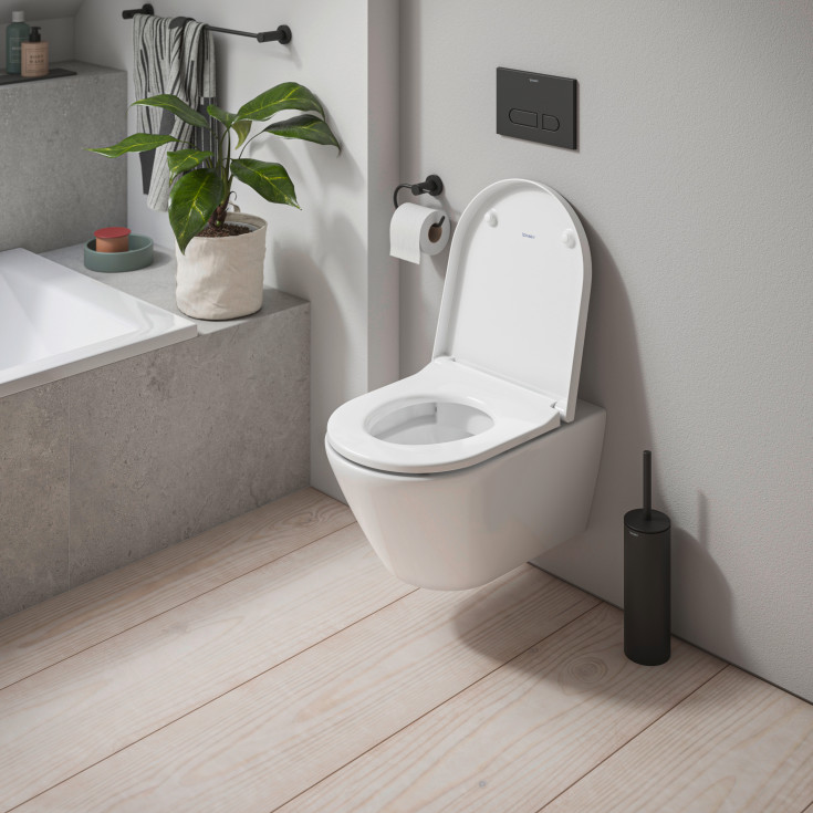 Duravit D-Code toalettsits, soft close, snabbfäste, vit