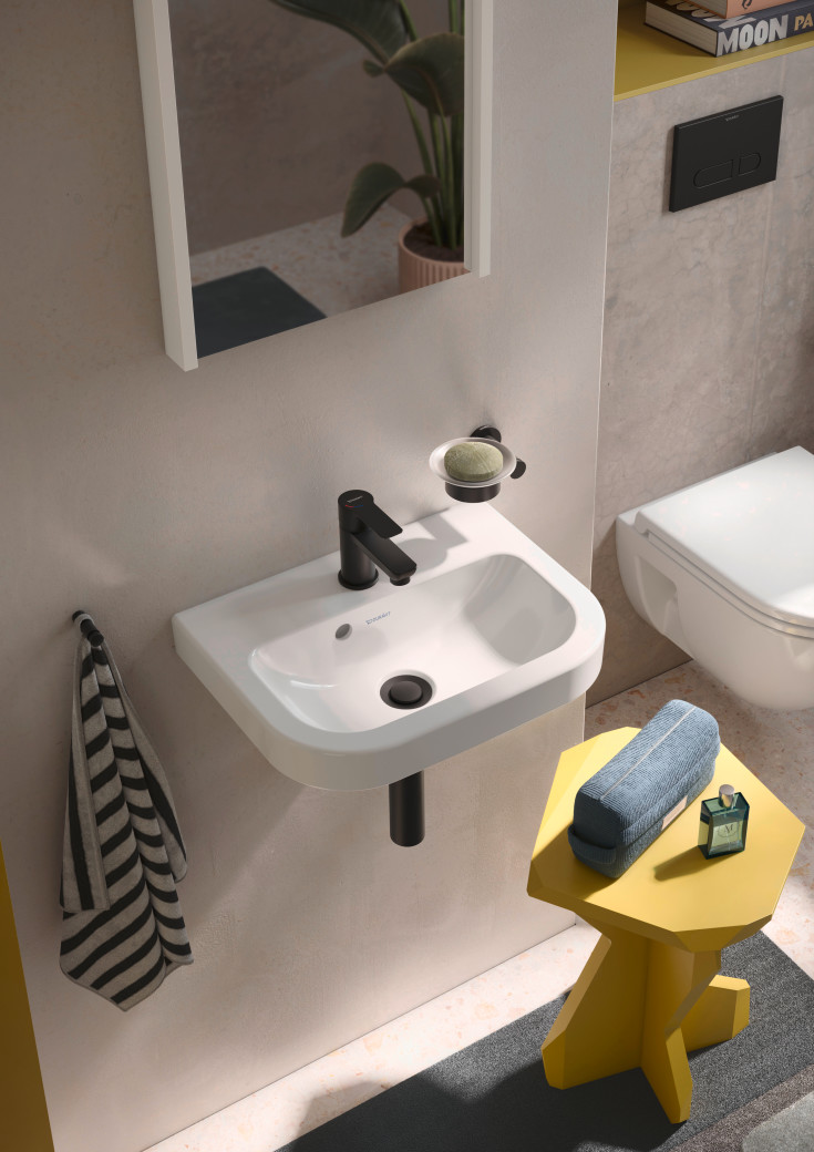 Duravit D-Code tvättställ, 45x33,5 cm, vit