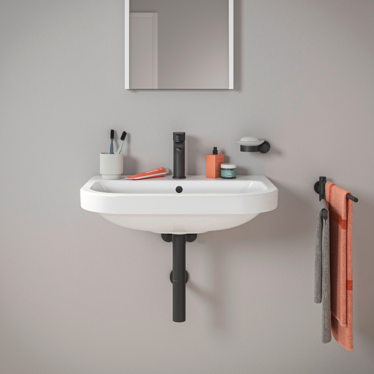 Duravit D-Code tvättställ, 65x46 cm, vit