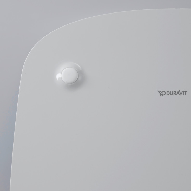 Duravit DuraStyle toiletbræt, soft close, aftagelig, hvid