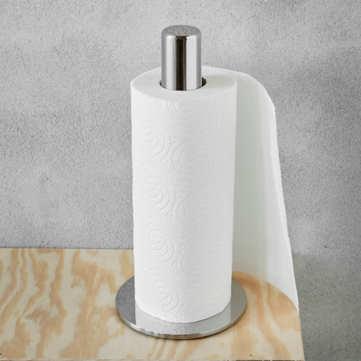 Bastant Design köksrullehållare, polerat stål