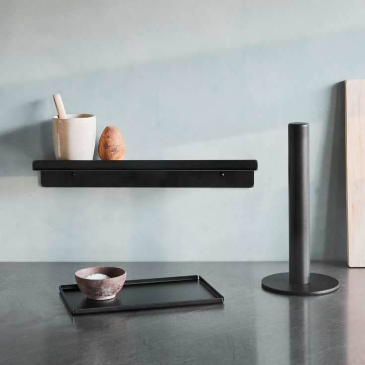 Bastant Design liten hylla i matt svart