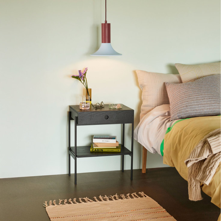 Hübsch Luminary pendellampe, rød/blå