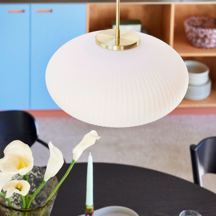 Hübsch Serene Ellipse pendellampe