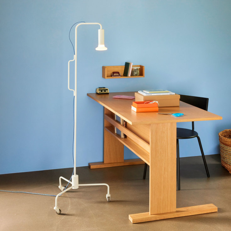 Hübsch Ido gulvlampe, grå