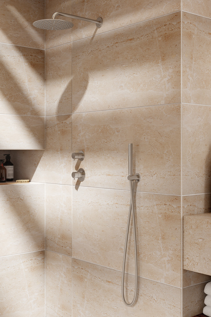 Damixa Silhouet DS1 brusesæt, vandbesparende, stål