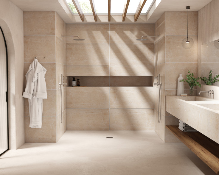 Damixa Silhouet DS1 brusesæt, vandbesparende, stål