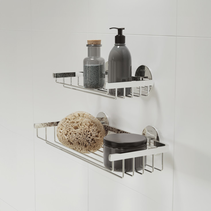 Laufen Cana brusehylde, krom