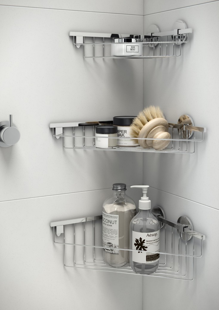 Laufen Cana dusjhylle, krom