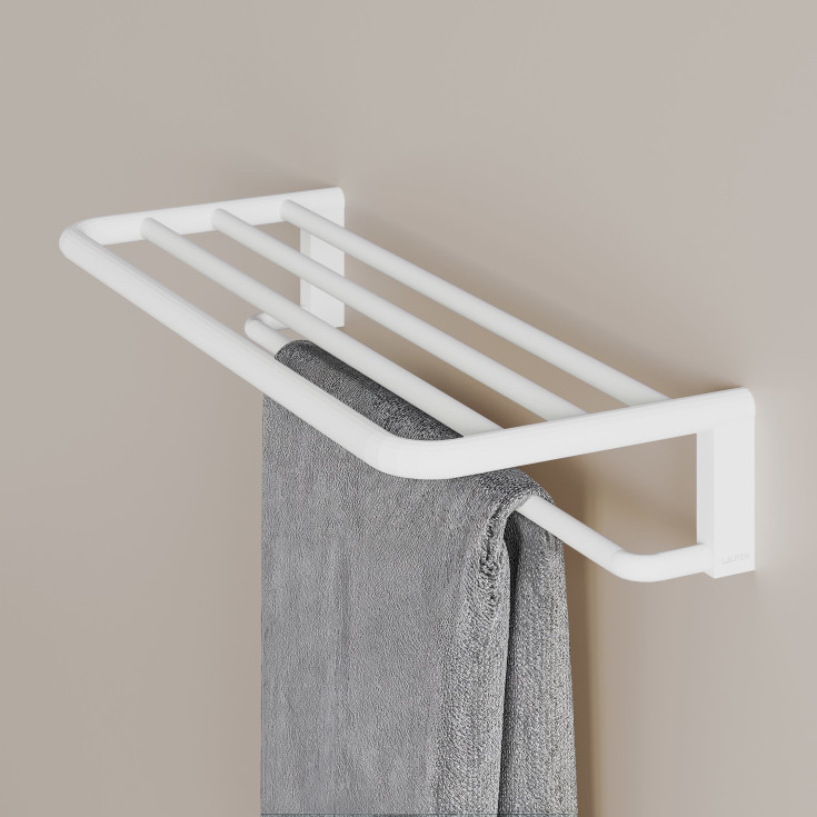 Laufen Nixie hylle, 60x25 cm, matt hvit