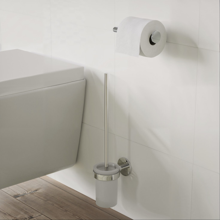 Laufen Cana toiletbørste, krom