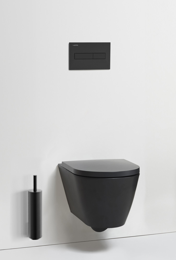 Laufen Nixie toiletbørste, mat sort