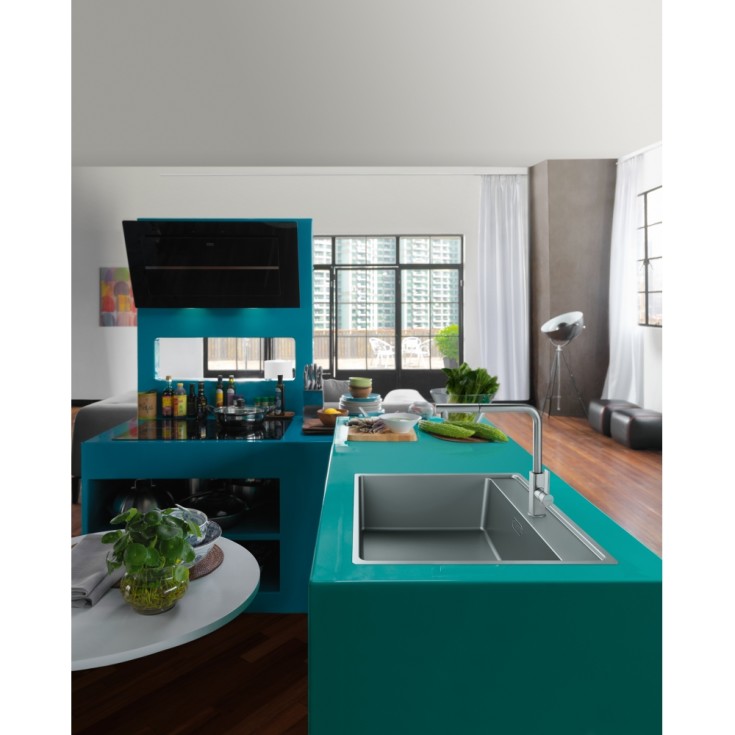 Franke MRX 210-50 køkkenvask, poleret rustfrit stål