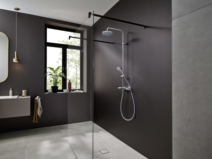 Hansgrohe Vernis Blend 200 brusesæt, vandbesparende, krom