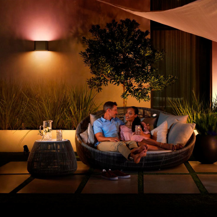 Philips Hue Dymera utelys vegg