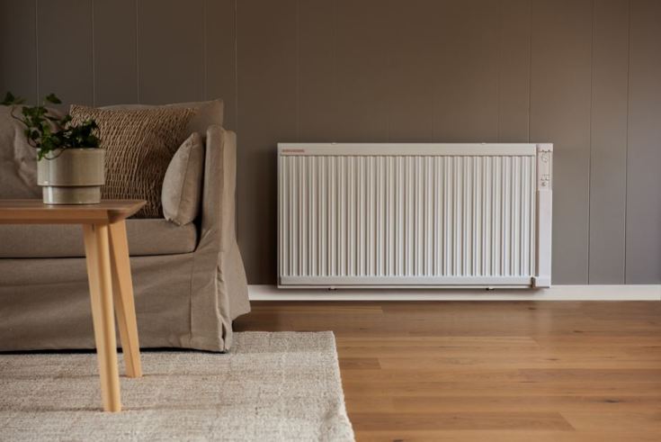 Oljeradiator Panel Design, elektronisk termostat, 350W 230V