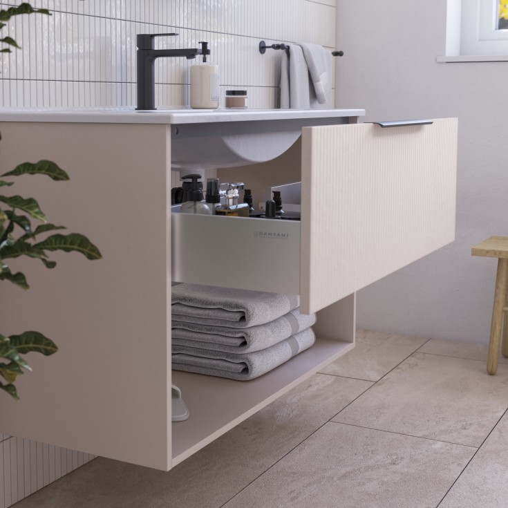 Dansani Mido+ Classic möbelpaket, 101x44 cm, randig matt beige