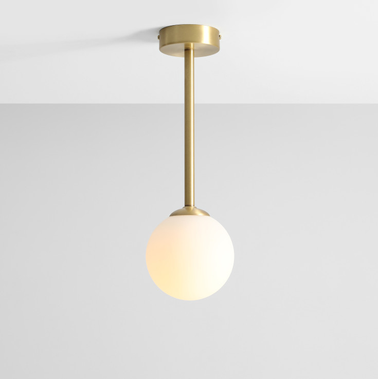 Aldex Pinne taklampa, mässing, 42 cm