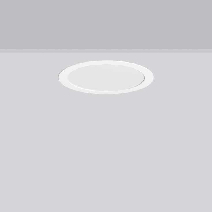 Toledo Flat+ Rund Ø270 12-22W 1650-3150 lm 830/840 Dali hvit