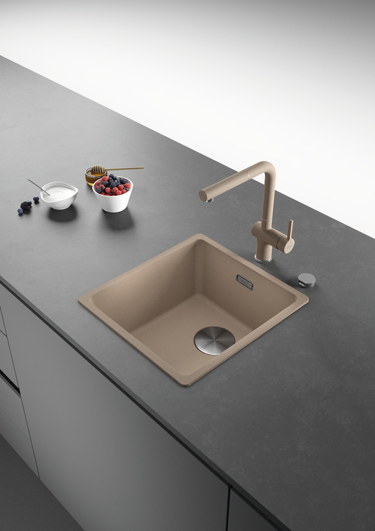 Franke Maris kjøkkenvask, 41x44 cm, beige