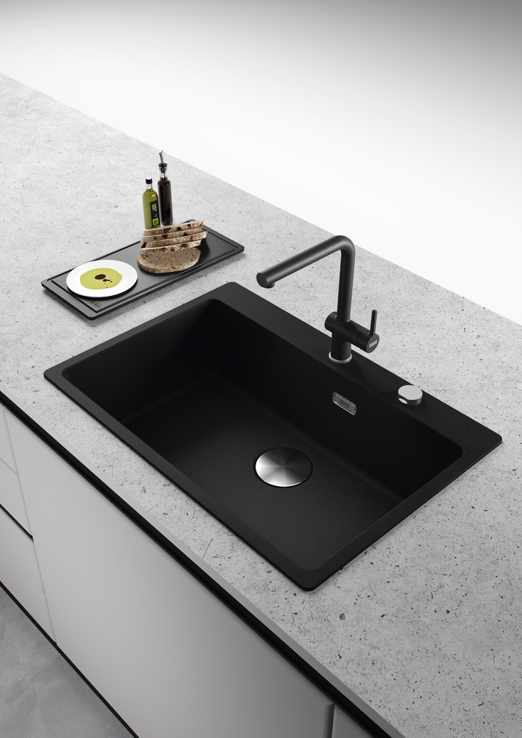 Franke Maris køkkenvask, 76x51 cm, antracit