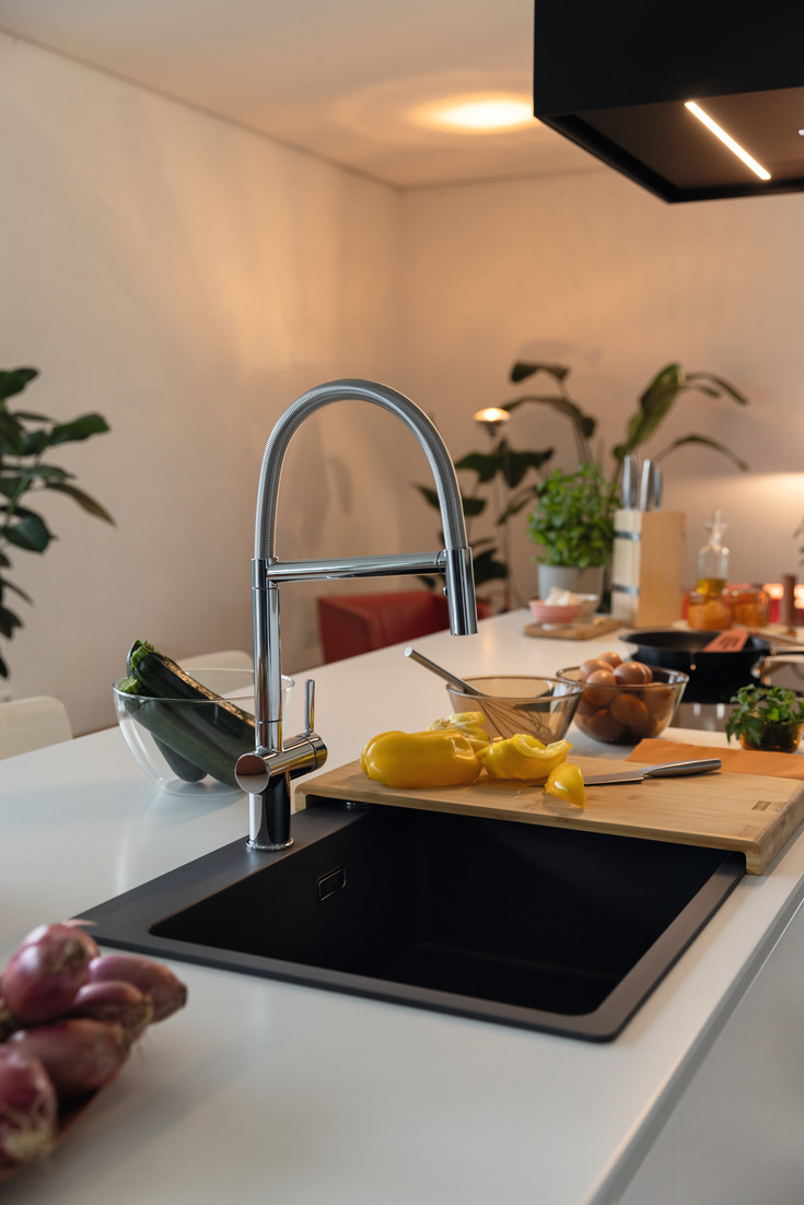 Franke Maris køkkenvask, 56x51 cm, sort