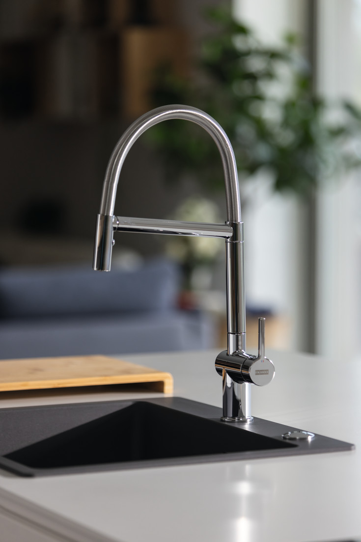 Franke Maris diskbänk, 56x51 cm, svart