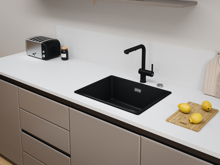 Franke Maris kjøkkenvask, 56x44 cm, antrasitt
