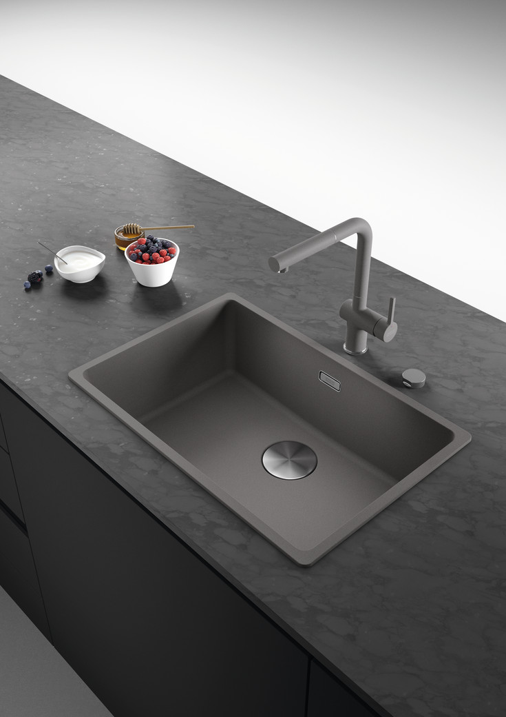 Franke Maris diskbänk, 56x44 cm, grå