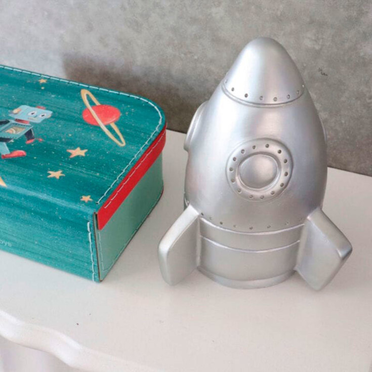 Heico Romrakett barnelampe, sølv