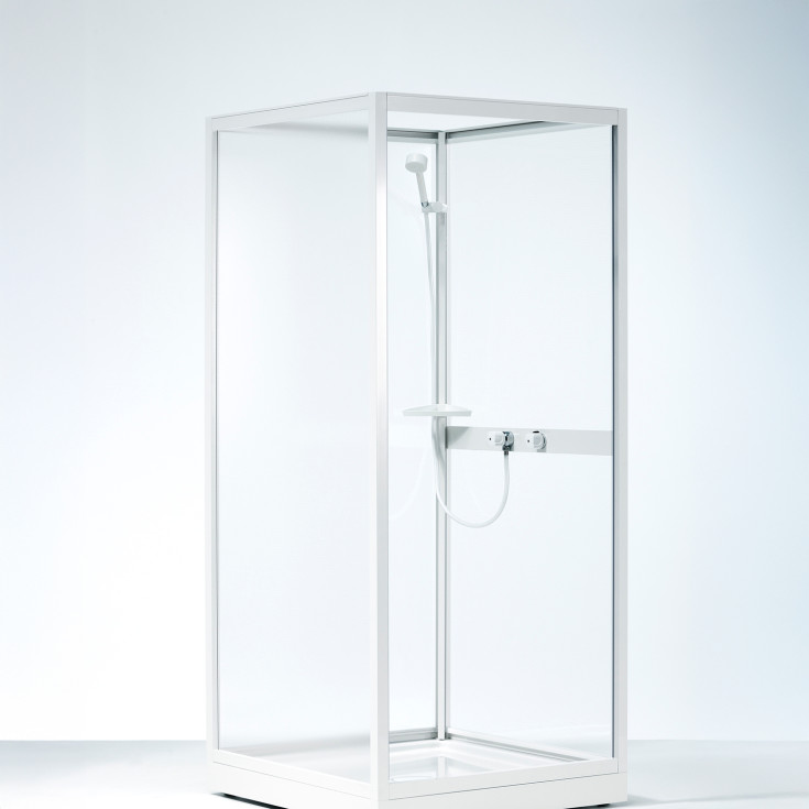 Contura Shower Next toppramme for dusjkabinett, 80 cm, hvit