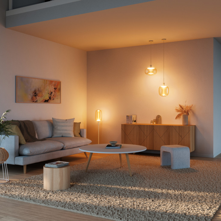 Ledvance Stick lampefot, beige