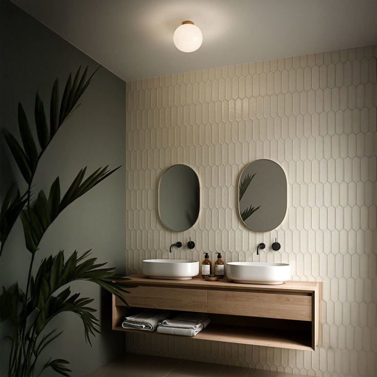 Nordlux Alton loftlampe, messing