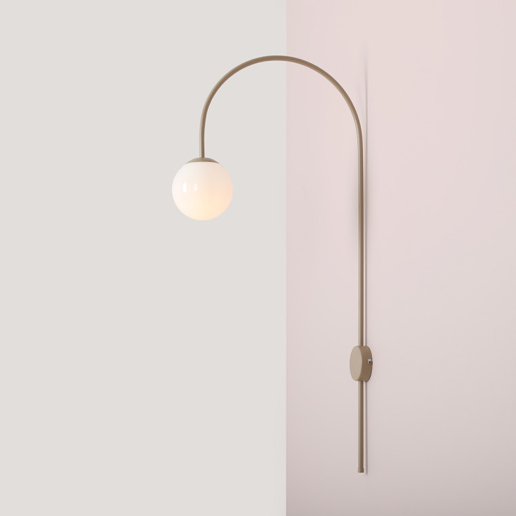 Aldex Una vegglampe, beige