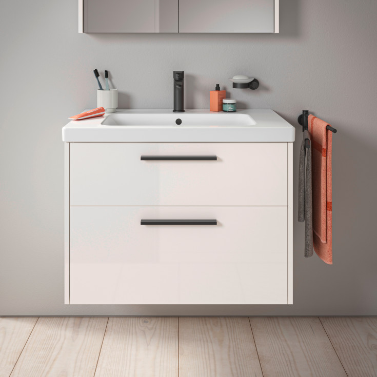 Duravit D-Code underskåp, 78,4x46 cm, vit högglans