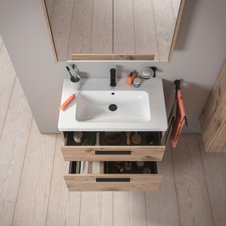 Duravit D-Code underskåp, 78,4x46 cm, ek