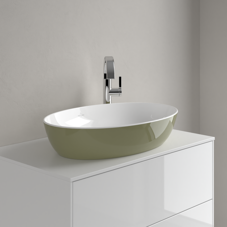 Villeroy & Boch Artis tvättställ, 61x41 cm, grön