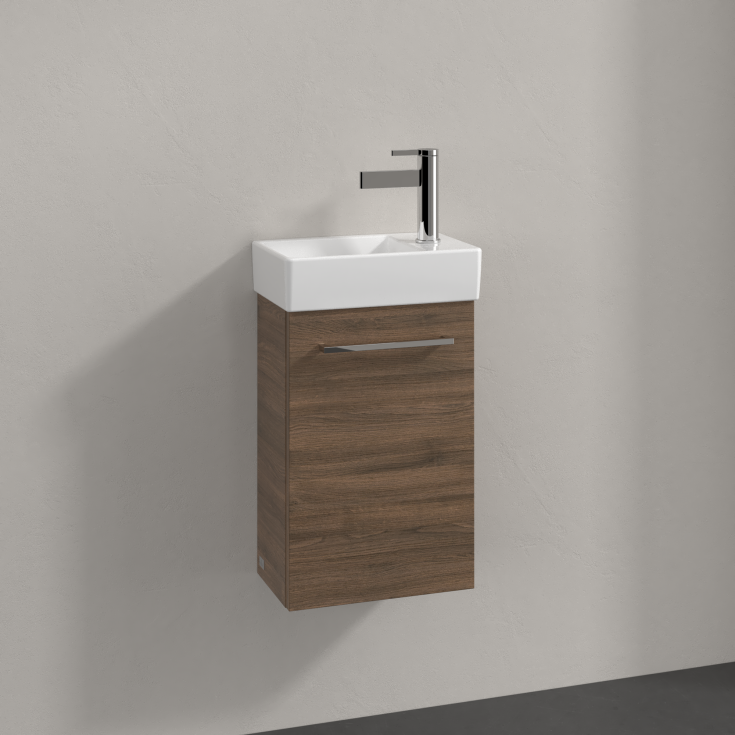 Villeroy & Boch Avento Vanity underskab, 33,6x23,2 cm, venstre, brun eg