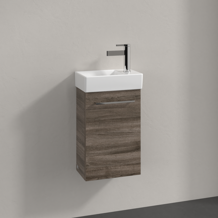 Villeroy & Boch Avento Vanity underskab, 33,6x23,2 cm, venstre, grå eg