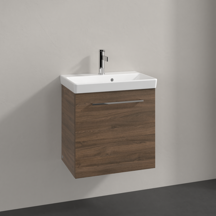 Villeroy & Boch Avento A888 servantskap, 52,6x38,2 cm, venstre, brun eik