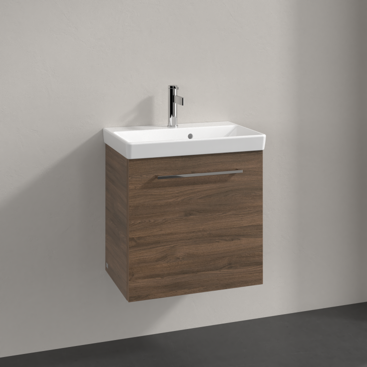 Villeroy & Boch Avento A888 servantskap, 52,6x38,2 cm, høyre, brun eik