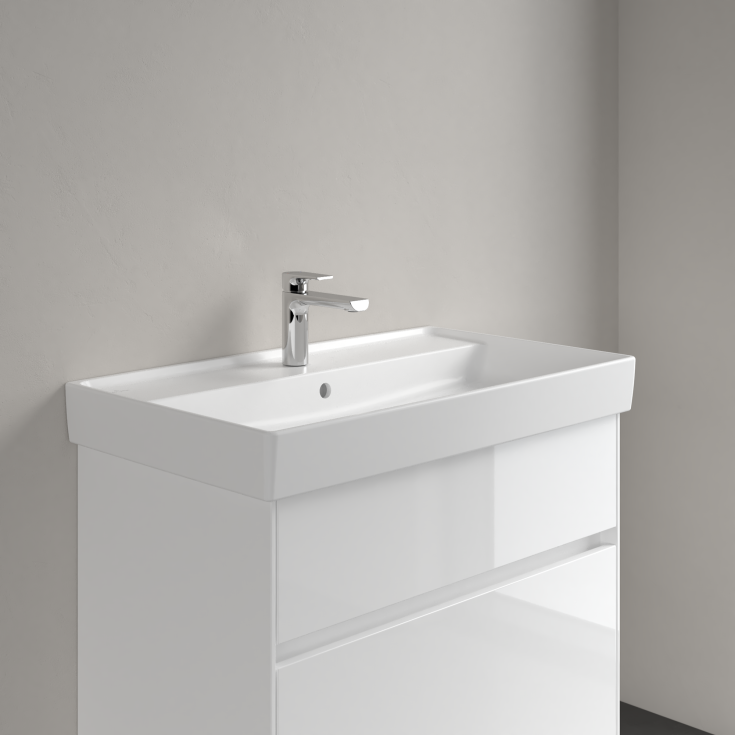 Villeroy & Boch Collaro tvättställ, 80x47 cm, matt vit