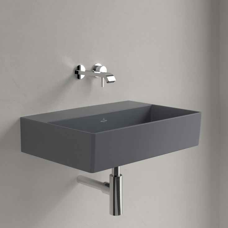 Villeroy & Boch Memento 2.0 håndvask, 60x42 cm, mat grå