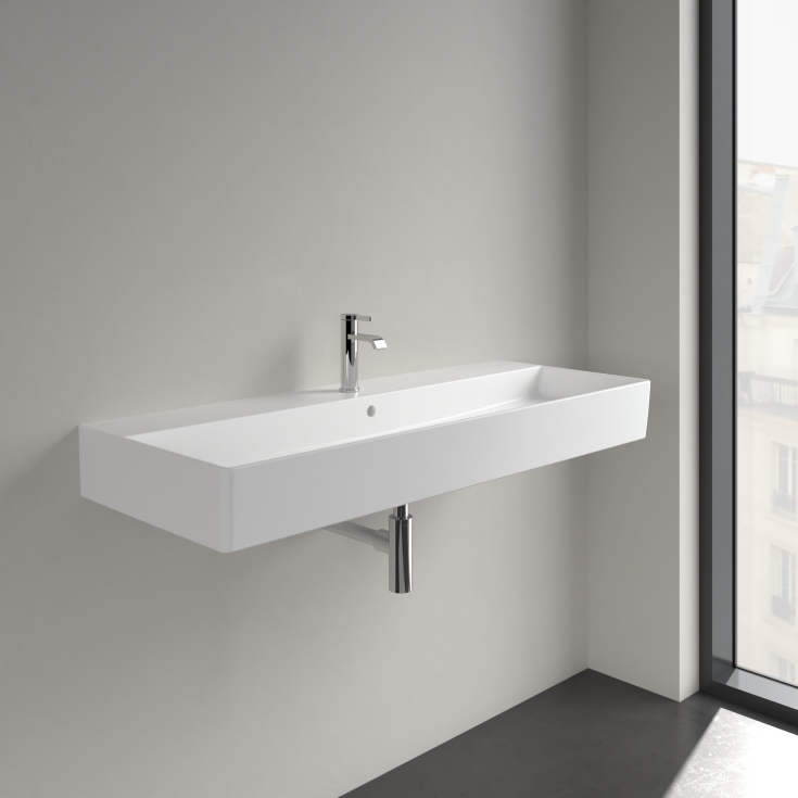 Villeroy & Boch Memento 2.0 tvättställ, 120x47 cm, matt vit