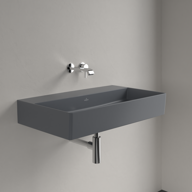 Villeroy & Boch Memento 2.0 håndvask, 80x47 cm, mat grå