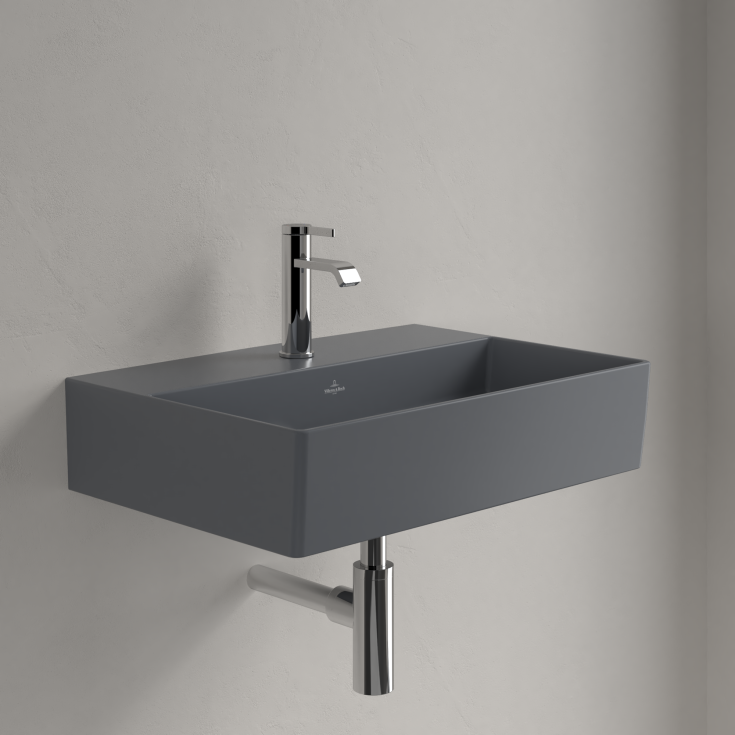 Villeroy & Boch Memento 2.0 tvättställ, 60x42 cm, matt grå