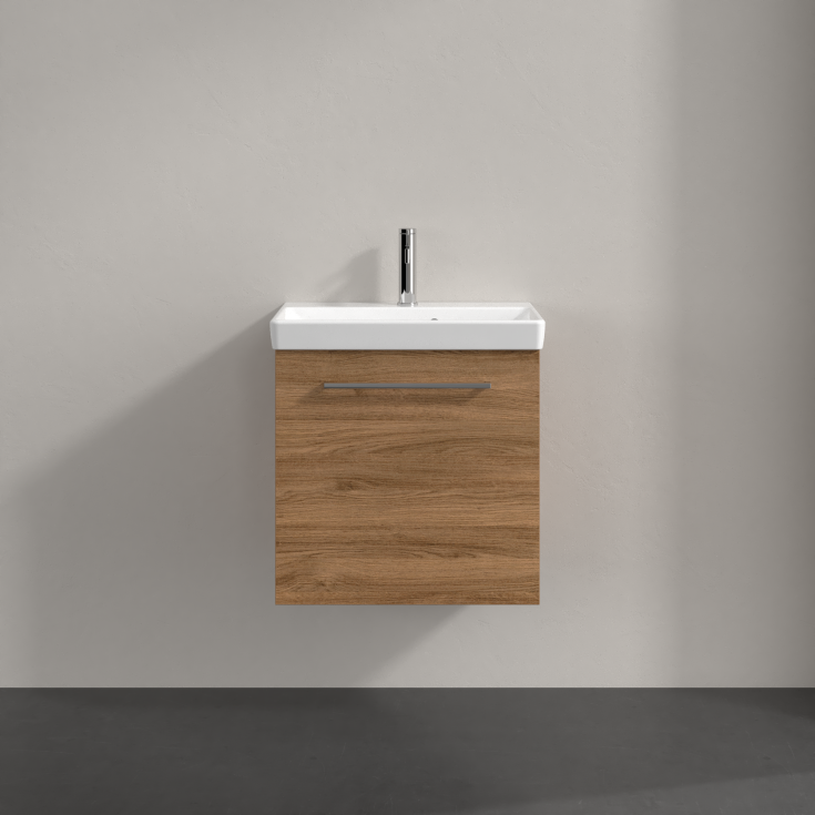 Villeroy & Boch Avento A888 underskab, 52,6x38,2 cm, højre, mørk eg