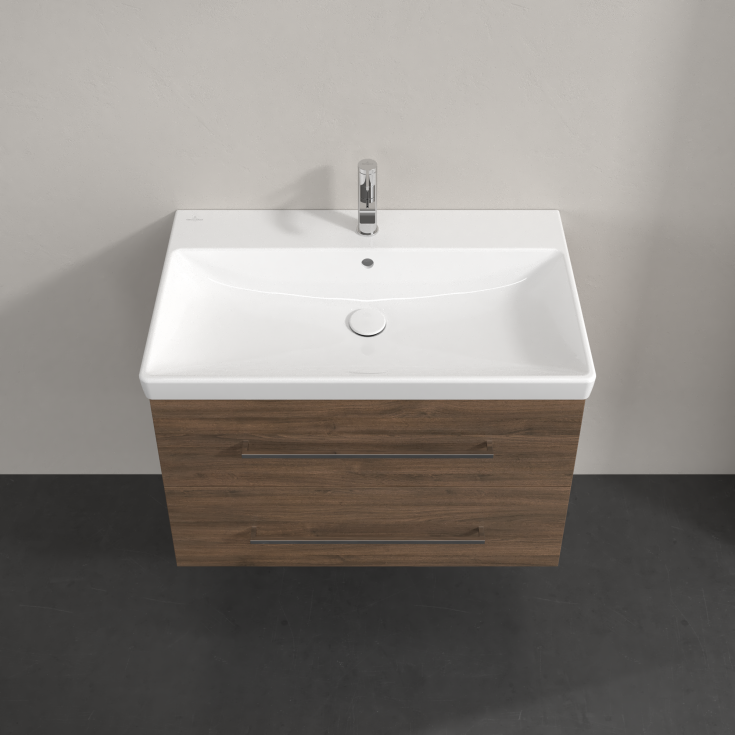 Villeroy & Boch Avento A891 servantskap, 77,6x48,2 cm, brun eik