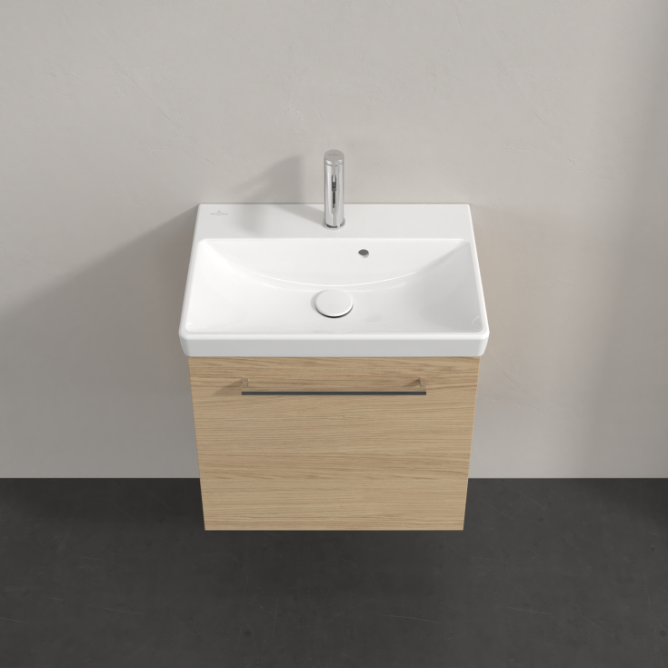 Villeroy & Boch Avento A888 servantskap, 52,6x38,2 cm, venstre, eik